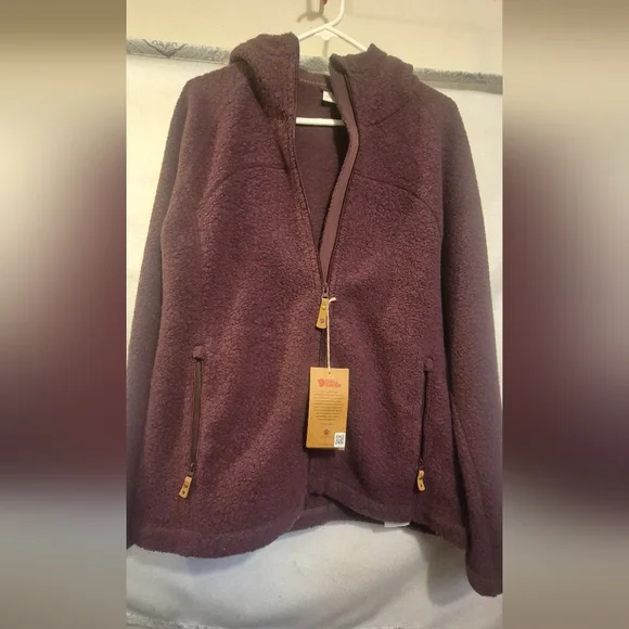 Fjällräven Womans Large Kaitum Fleece Hoodie NWT - Picture 2 of 11